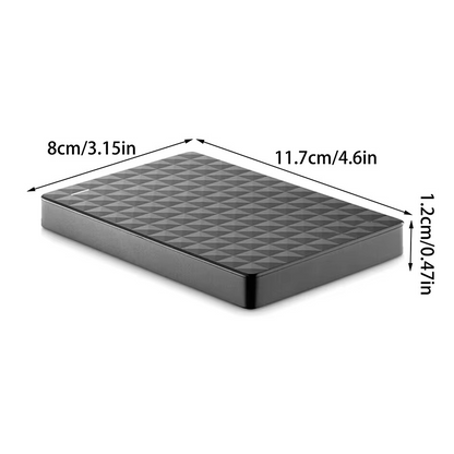DataVault - Externe Festplatte 8 TB – Ultra-Schnell, Langlebig und Tragbar