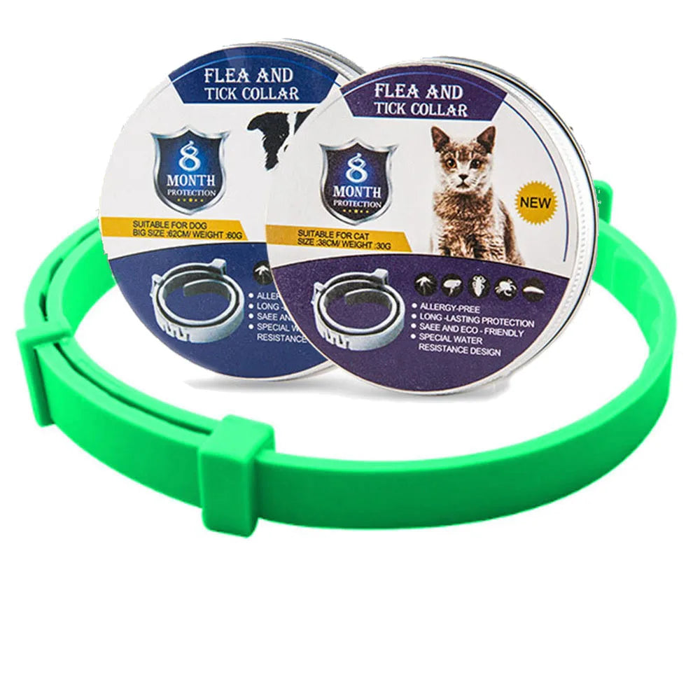 Fidélia - Floh- und Zeckenhalsband für Hunde und Katzen | 8 Monate Schutz