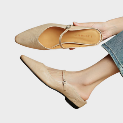 Elegante Slingback Ballerinas mit spitzer Kappe – Bequeme Flats für Damen im Alltag & Büro