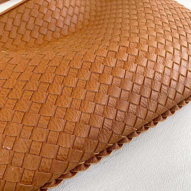 Dévia - Schultertasche aus geflochtenem Eco-Leder