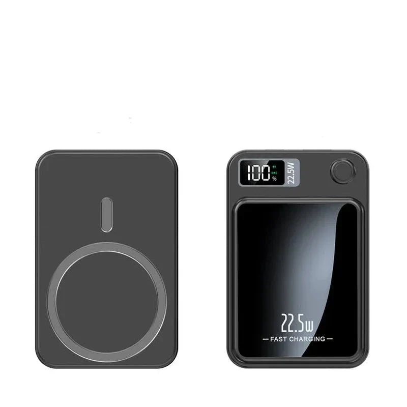 VoltZen - Externe Magnetische Drahtlose Batterie | Drahtlose Powerbank | Kompatibel mit MagSafe