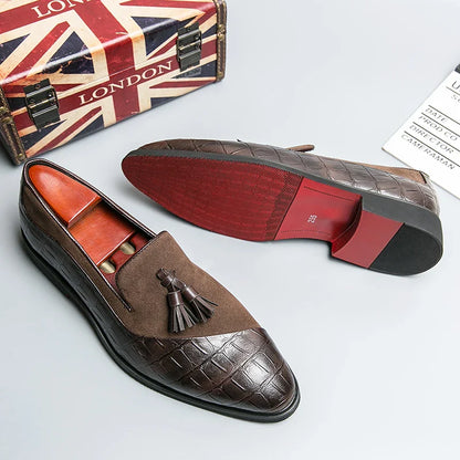 Elegante Loafer mit Tassel Design für Herren – Klassische Business Schuhe in Lederoptik