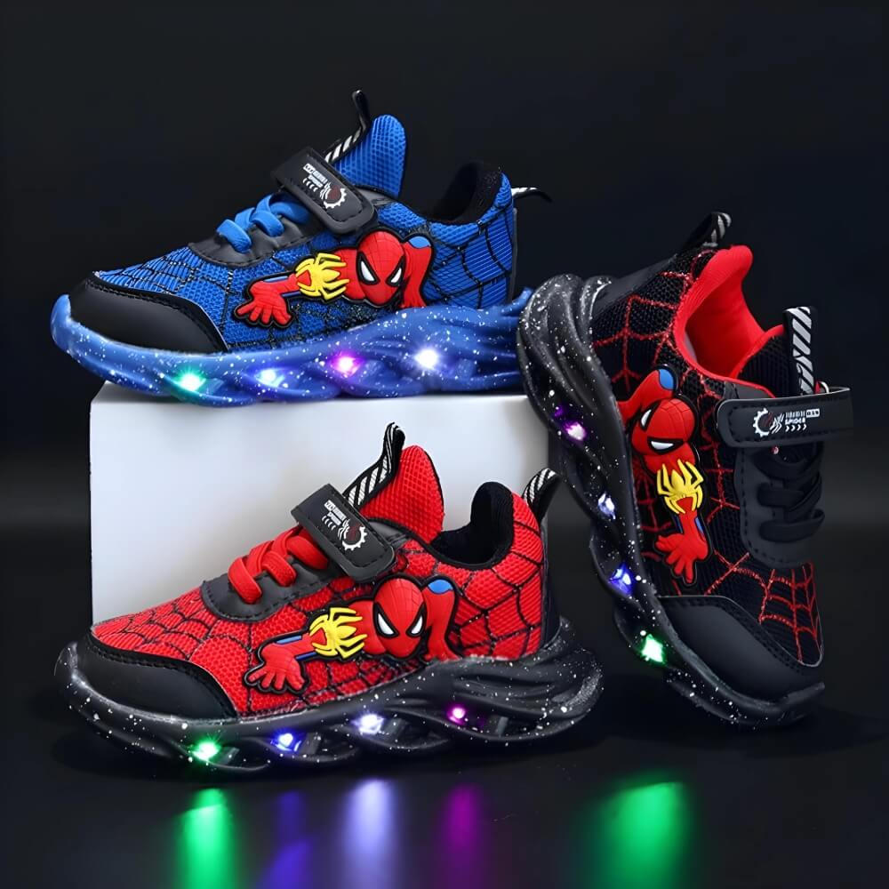 Faylian - LED-Superhelden-Sneaker – Leuchtende und Stylische Schuhe für Kinder