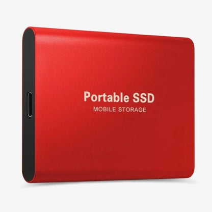 Ultraflache Externe SSD mit USB-C – Schneller Tragbarer Speicher für Laptop, PC & Smartphone