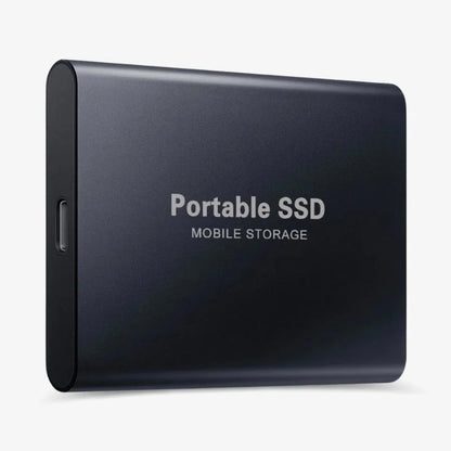 Ultraflache Externe SSD mit USB-C – Schneller Tragbarer Speicher für Laptop, PC & Smartphone