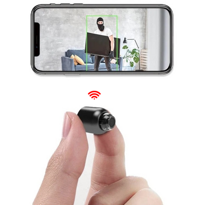 Survélia - Mini-WiFi-Kamera mit Nachtsicht 1080P, Video und Audio