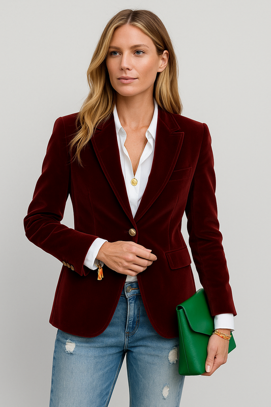 Manon - Eleganter Blazer aus hochwertigem Samt