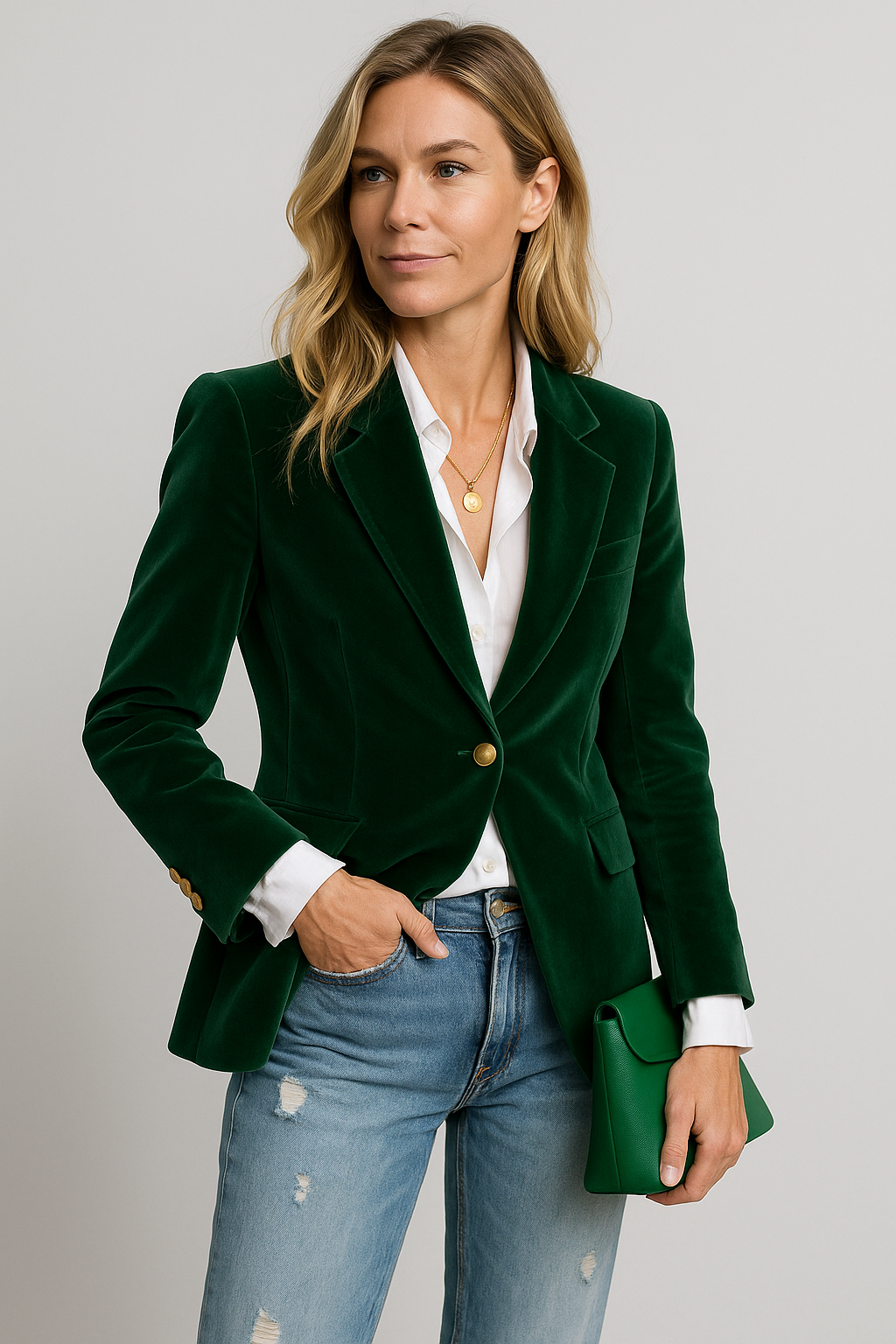 Manon - Eleganter Blazer aus hochwertigem Samt