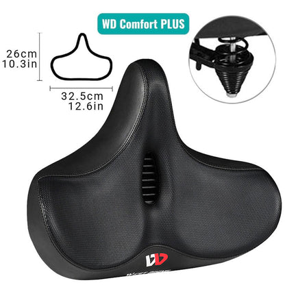 RideZen - Bequemer, ergonomischer, extra großer und atmungsaktiver Fahrradsattel