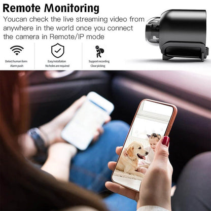 MiniVigi - Mini-Wi-Fi-Kamera mit 1080P wasserdicht und 160° Nachtsicht