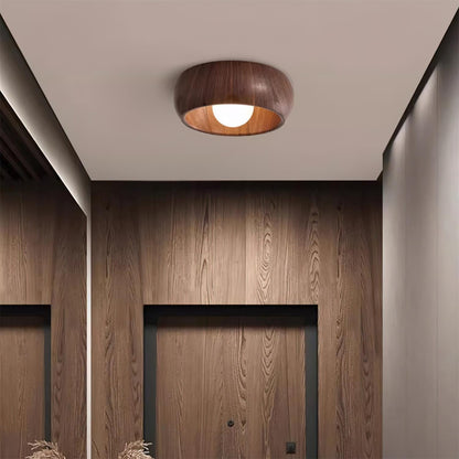LigneNature - Minimalistische Moderne Deckenlampe Holz-Effekt
