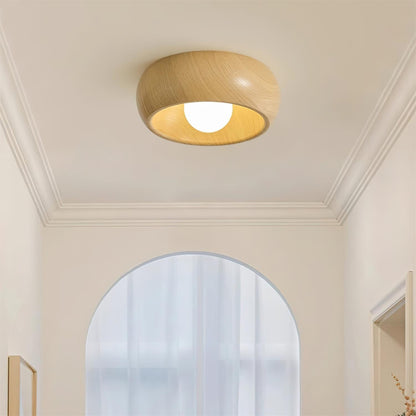 LigneNature - Minimalistische Moderne Deckenlampe Holz-Effekt