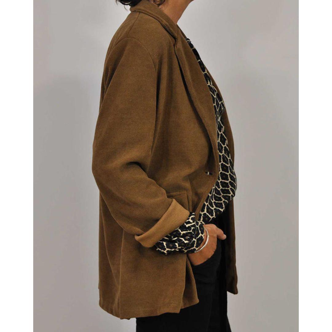 Faylise - Elegante Oversize-Bluse mit Muster