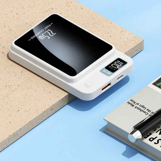 Magnetische Powerbank 10000mAh mit Display & 22,5W Schnellladung – Kabelloses Ladegerät für iPhone