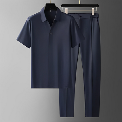 Éloi - Elegantes und Leichtes Herrenensemble für Frühling und Sommer, Polo und Hose