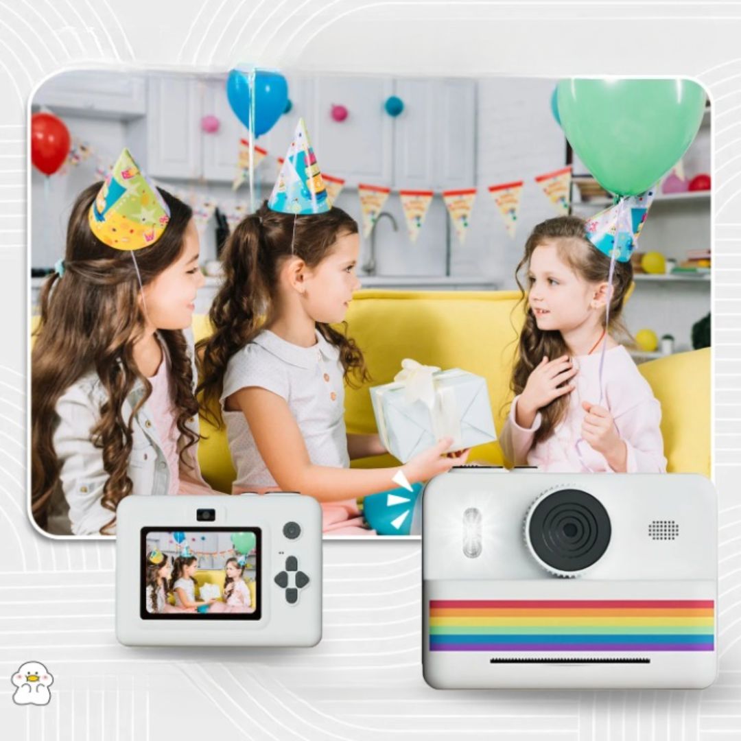 Photivie - Sofortbildkamera für Kinder + 3 Foto-Rollen