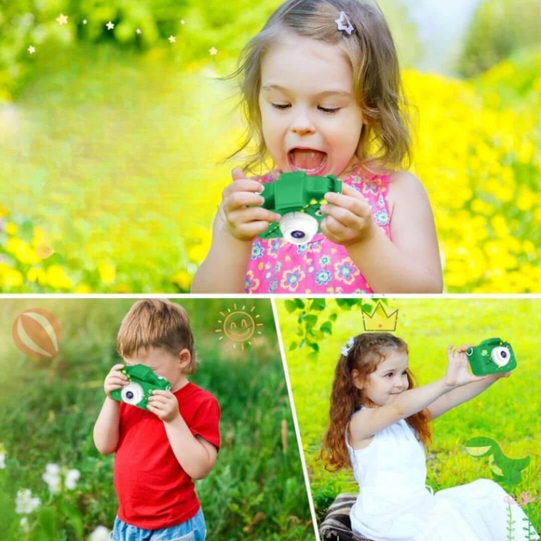 Clicivie - Digitalkamera für Kinder in Form eines niedlichen Dinosauriers