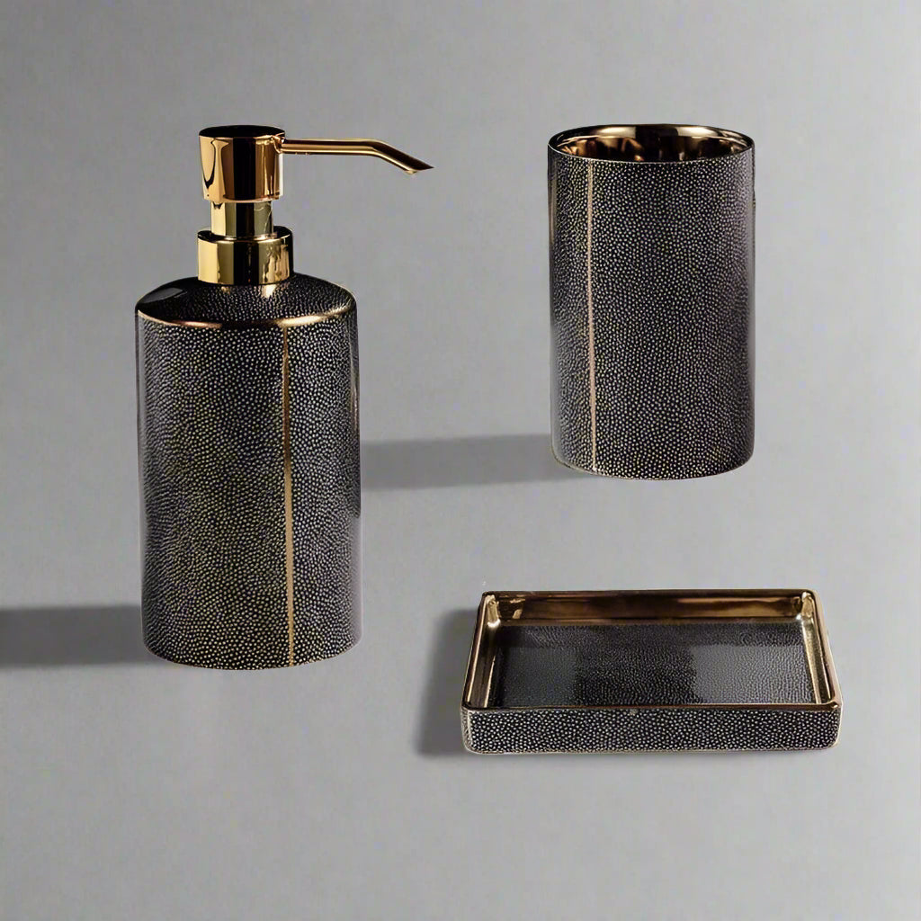 Céravie - Luxuriöses Keramik-Badezimmer-Set – 4 Teile