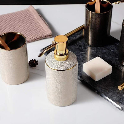 Céravie - Luxuriöses Keramik-Badezimmer-Set – 4 Teile