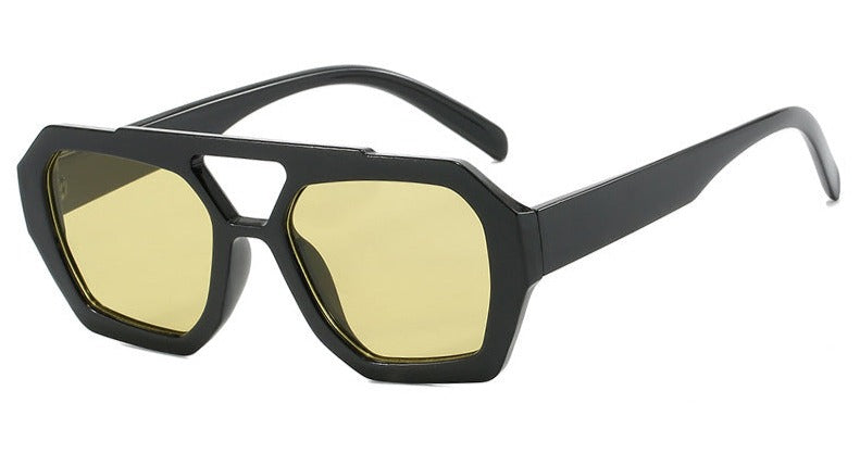Oversize Statement Sonnenbrille für Damen – Geometrisches Design & UV400 Schutz