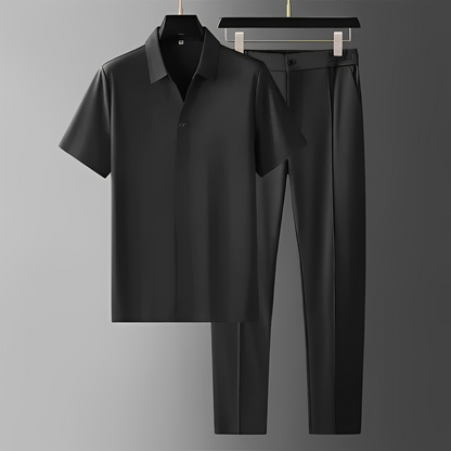 Éloi - Elegantes und Leichtes Herrenensemble für Frühling und Sommer, Polo und Hose