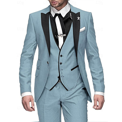 Henri - Eleganter Dreiteiler mit Weste, Blazer und Hose für Herren