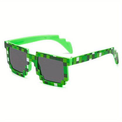 Pixel Style Sonnenbrille Retro Gaming für Damen – UV400 Statement Shades