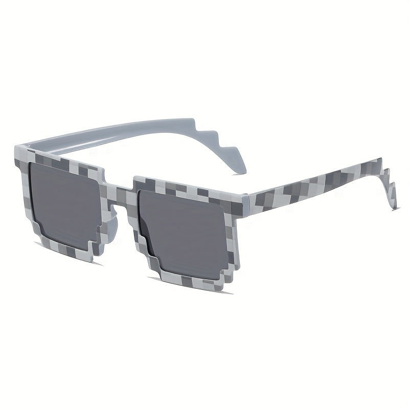 Pixel Style Sonnenbrille Retro Gaming für Damen – UV400 Statement Shades