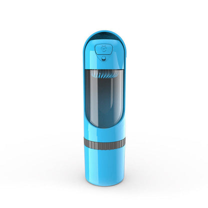 2-in-1 Tragbare Trinkflasche für Hunde – Wasser- & Futterspender für unterwegs