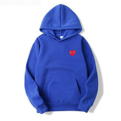 Héline - Kapuzenpullover für Damen, Herzmotiv und lässiger Stil