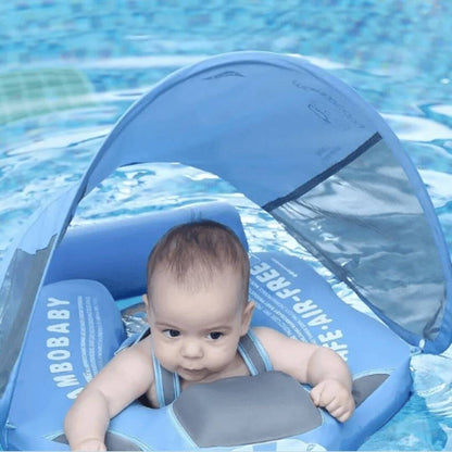 Aquivie - Schwimmarmband für Kinder BabySwim mit Sicherheitskappe zum sicheren Schwimmen auf dem Wasser – Sommer