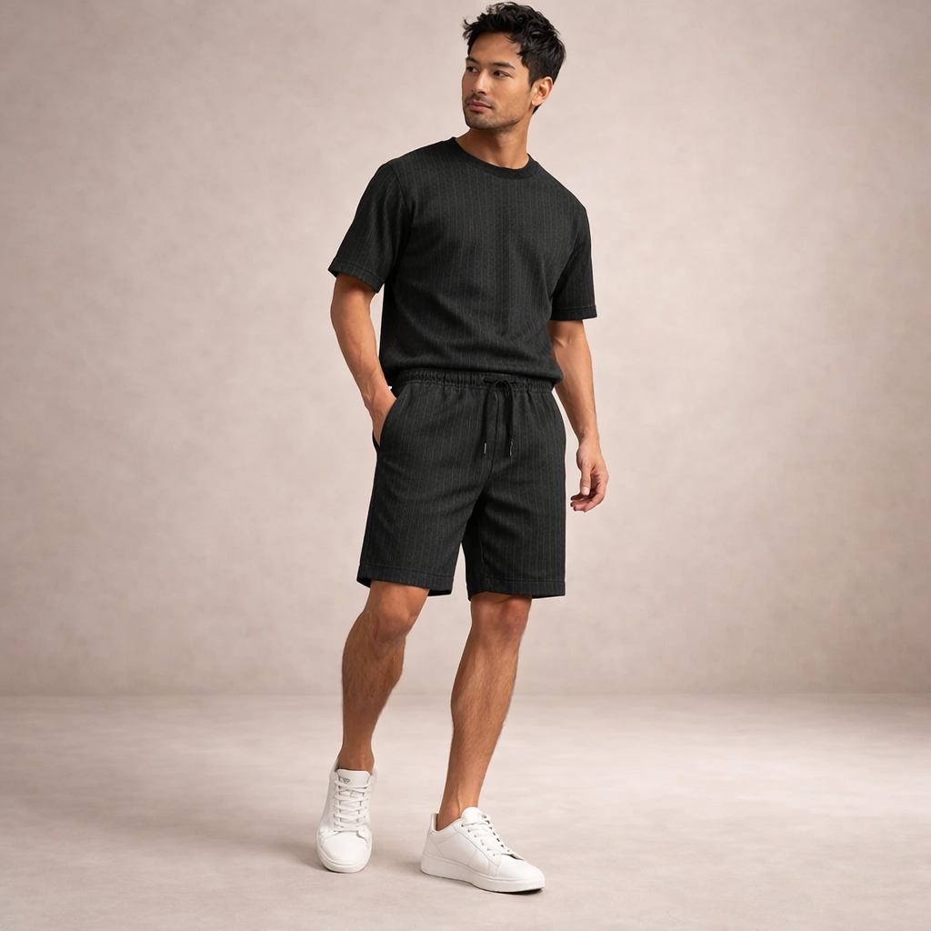 Lässige Sommer Shorts für Herren mit Tunnelzug – Leichte Freizeitshorts atmungsaktiv & bequem