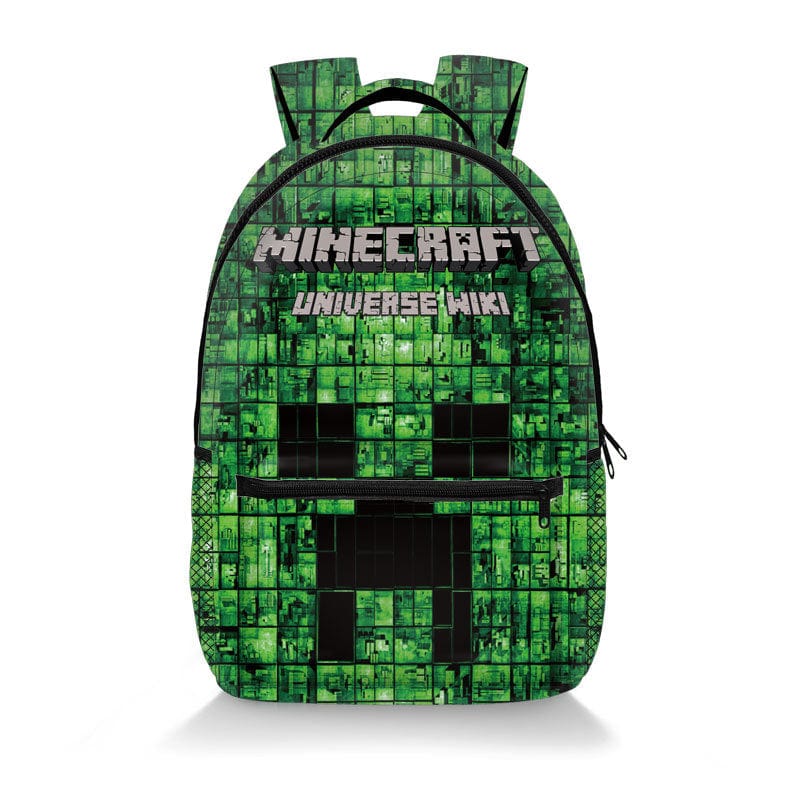 Minecraft Rucksack für Kinder – Cooler Schulrucksack mit 3D Pixel Design & viel Stauraum