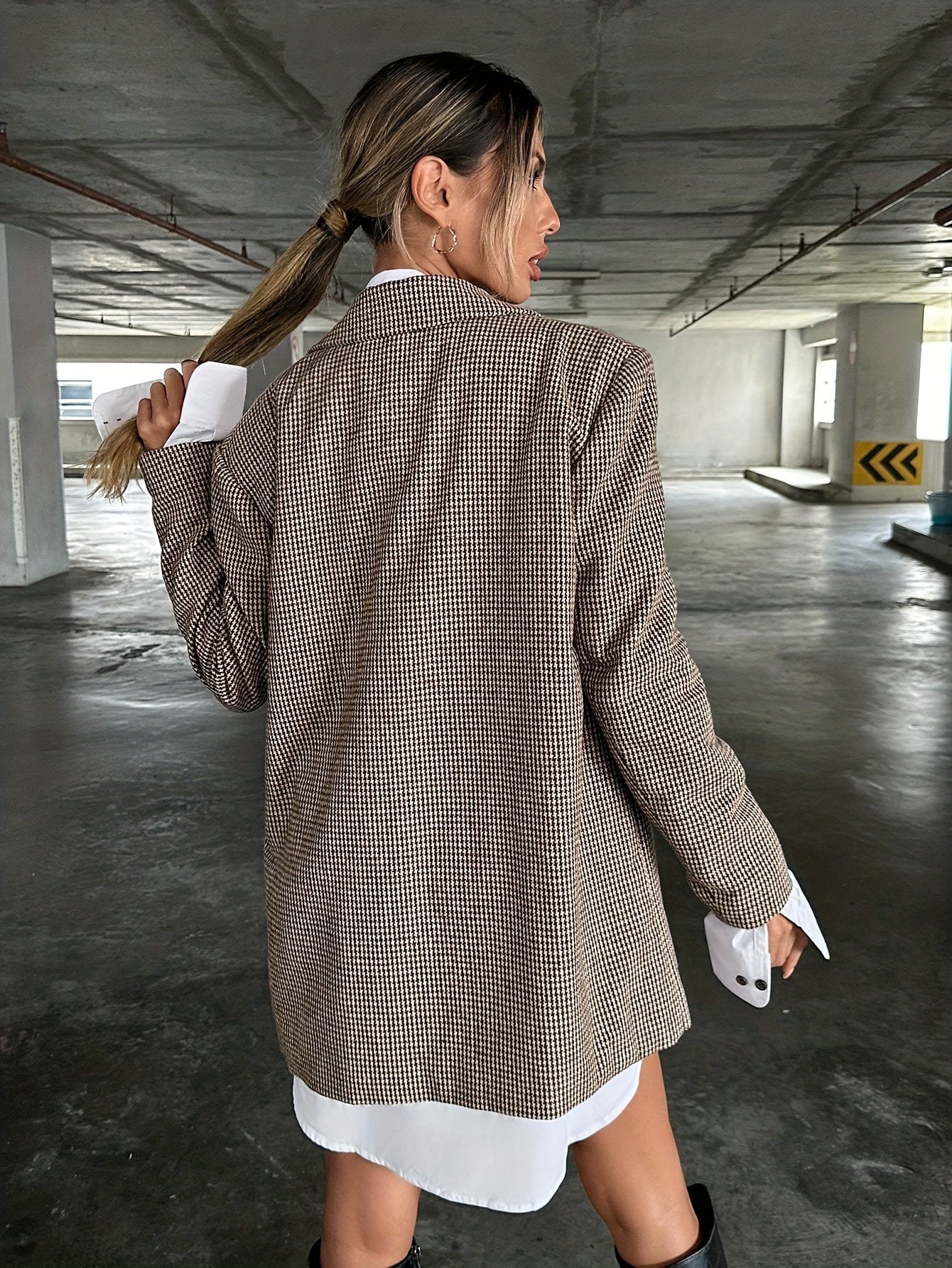 Florélie - Eleganter Beiger Langblazer für Damen | Business Casual – Perfekte Frühlingsjacke