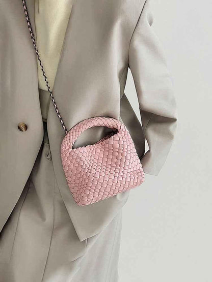 Geflochtene Mini Schultertasche für Damen – Elegante Crossbody Bag im modernen Look