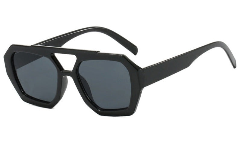 Oversize Statement Sonnenbrille für Damen – Geometrisches Design & UV400 Schutz