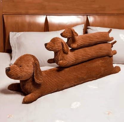 Aurateck - Türstopper und Kuschelkissen 2-in-1 Dackel