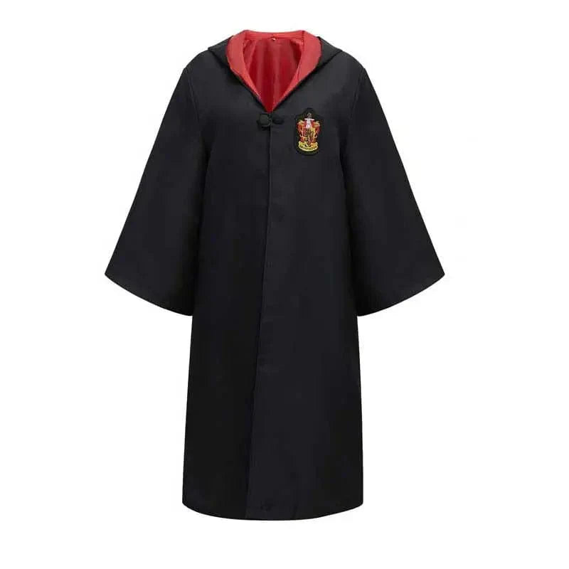 Magischer Zauberer Umhang Kinder Set – Hogwarts Kostüm mit Zauberstab & Accessoires