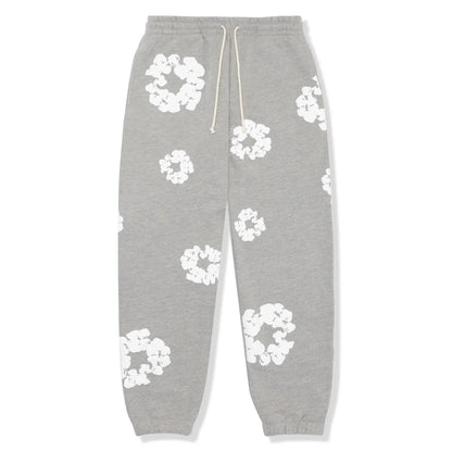 Bequemes Hoodie Set für Frauen mit floralem Muster und lässigem Look