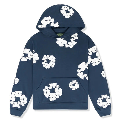 Bequemes Hoodie Set für Frauen mit floralem Muster und lässigem Look