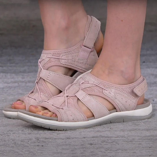 Orthopädische Komfort Sandalen für Damen mit Klettverschluss – Leicht, Atmungsaktiv & Alltagstauglich