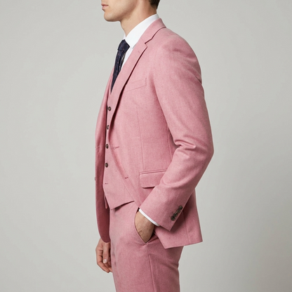 Eleganter 3-Teile Slim Fit Anzug – Moderner Business & Hochzeitsanzug für Herren