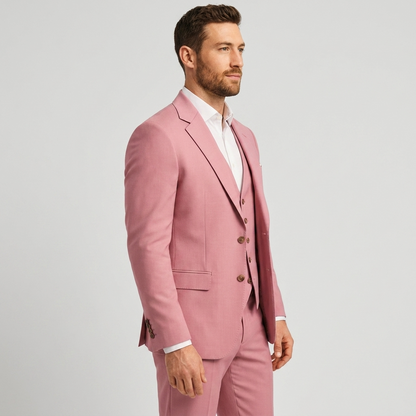 Eleganter 3-Teile Slim Fit Anzug – Moderner Business & Hochzeitsanzug für Herren