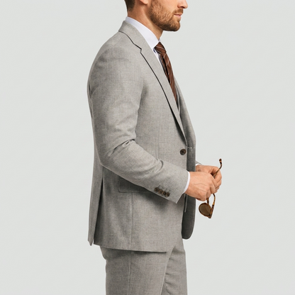 Eleganter 3-Teile Slim Fit Anzug – Moderner Business & Hochzeitsanzug für Herren
