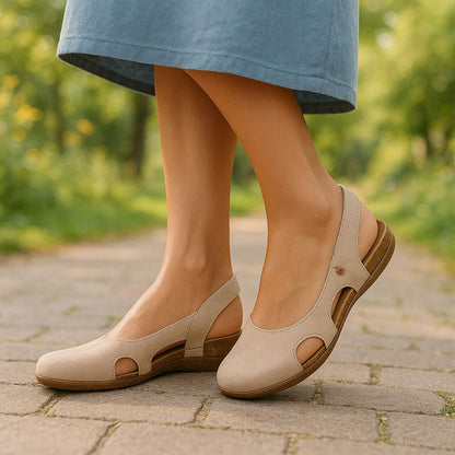 Faustine - Elegante Frühling-Sommer Sandalen für Frauen mit zusätzlicher Unterstützung für lange Spaziergänge und städtische Ausflüge