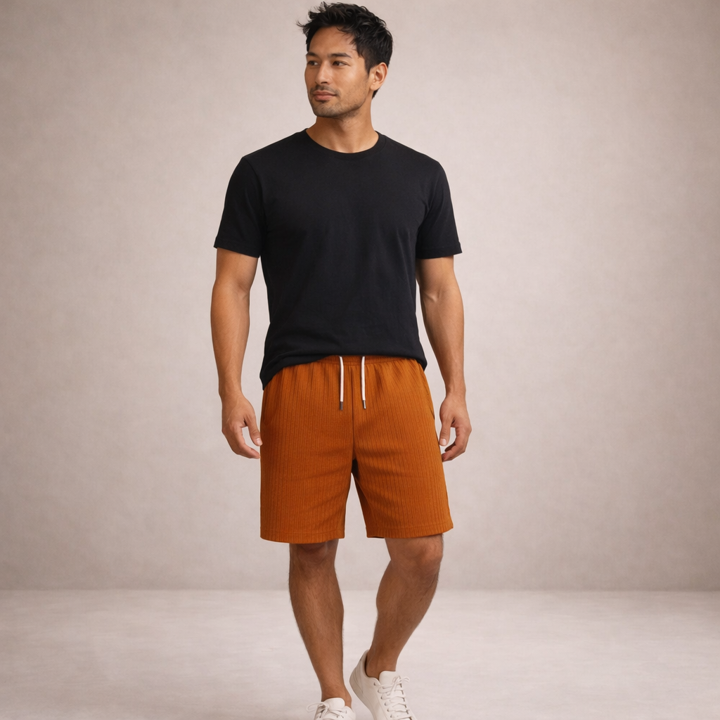 Lässige Sommer Shorts für Herren mit Tunnelzug – Leichte Freizeitshorts atmungsaktiv & bequem