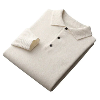 Théodore - Polo | Premium Herren-Polo aus Kaschmir | Herren | Kaschmir | Klassischer Schnitt, Weich und Vielseitig