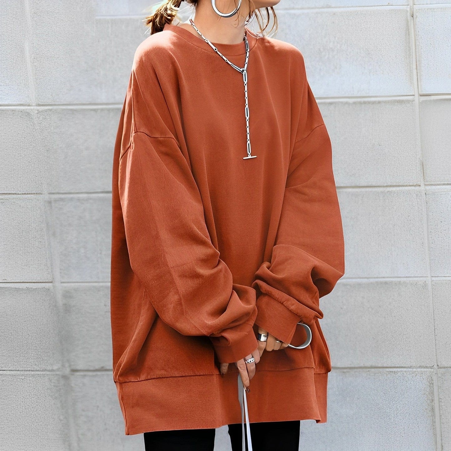 Solène - Oversize Pullover aus weichem und elegantem Material in trendigen Farben für Frauen