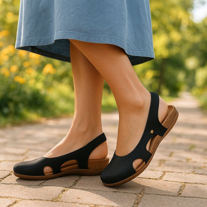 Faustine - Elegante Frühling-Sommer Sandalen für Frauen mit zusätzlicher Unterstützung für lange Spaziergänge und städtische Ausflüge