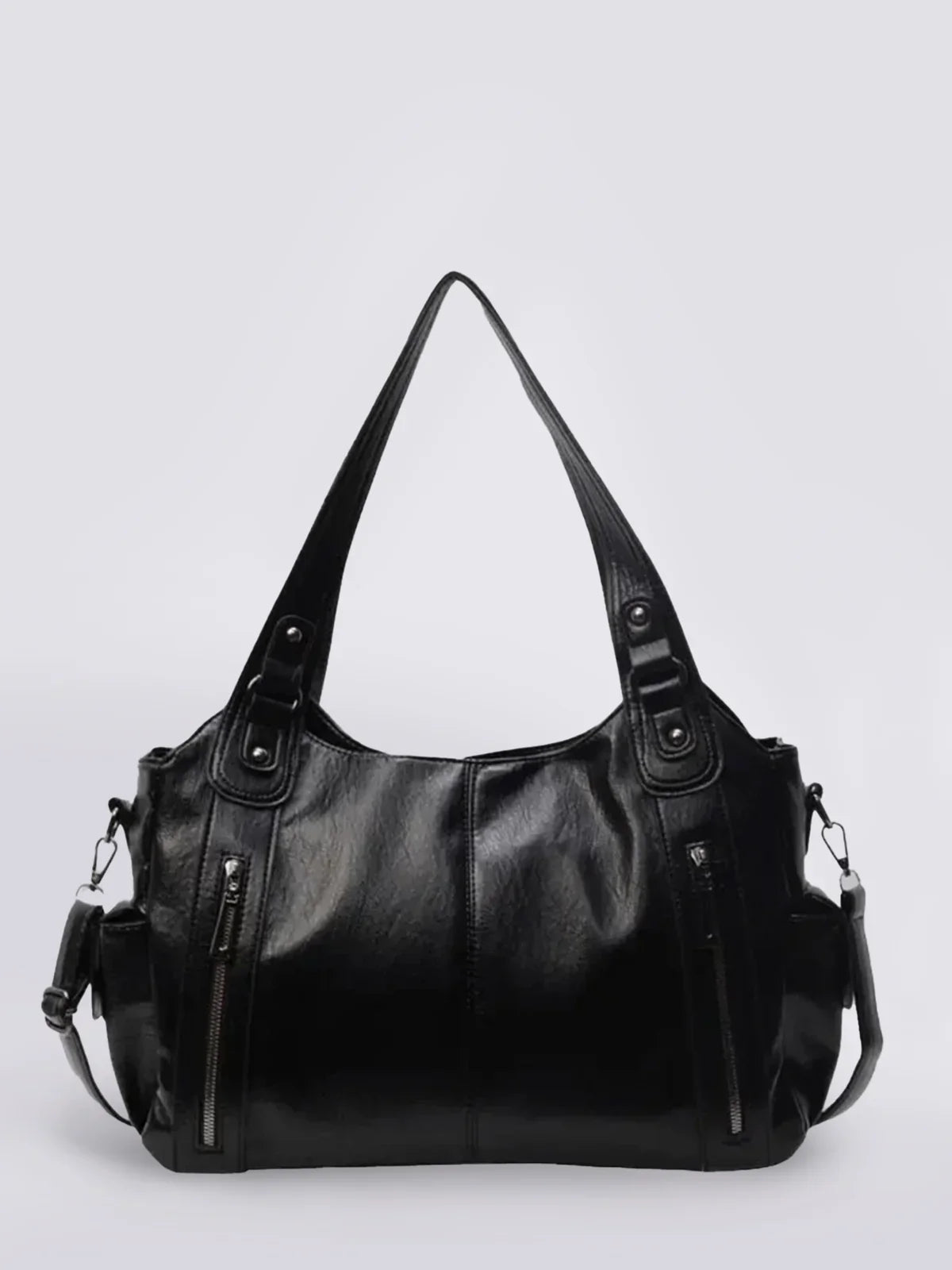Ambrilys - Großer Klassischer Vegan-Leder Shopper für Frauen